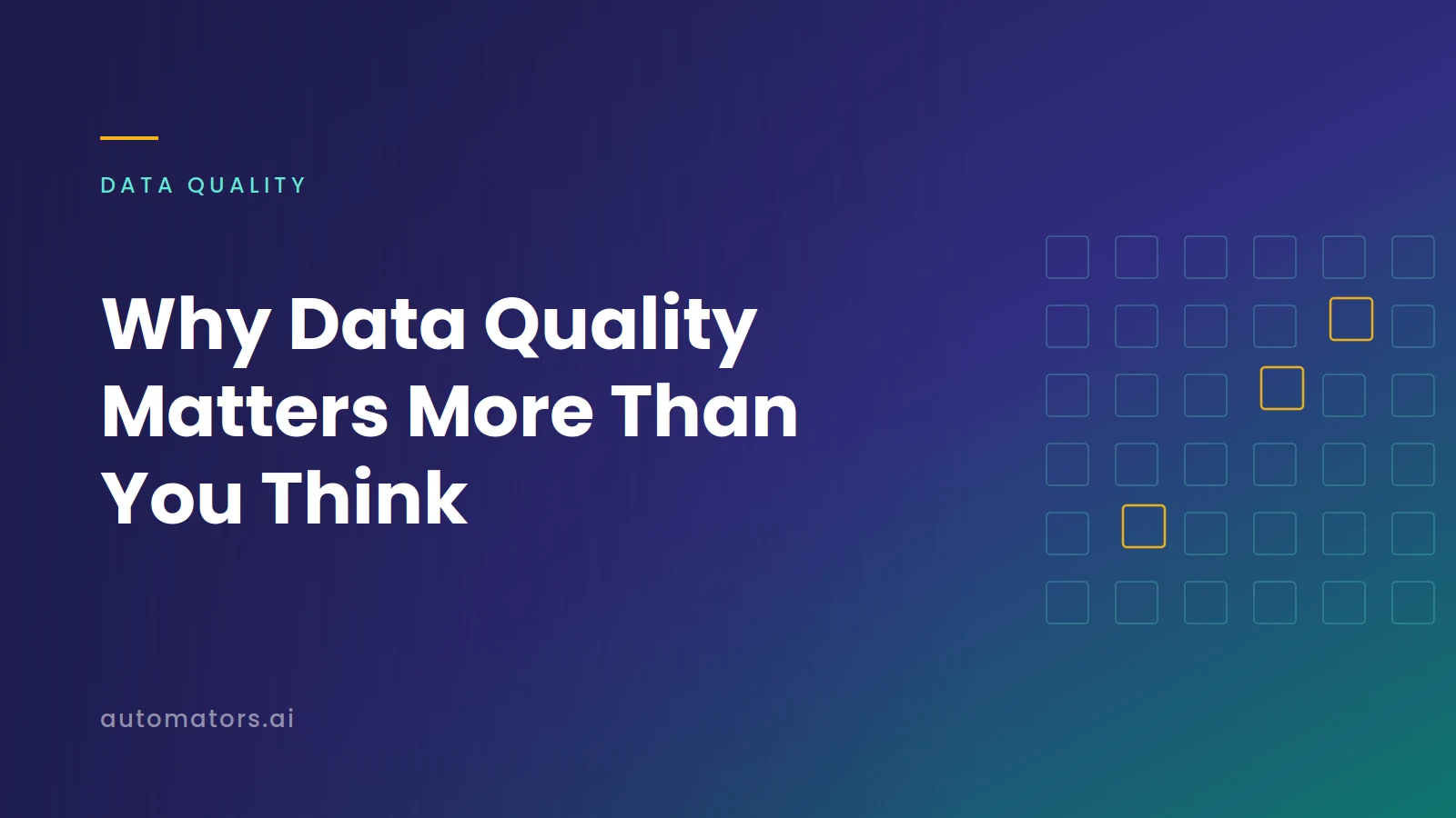 Data Quality Matters: